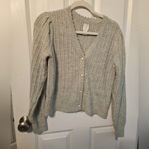 Joie Scalloped Edge Knit Sweater